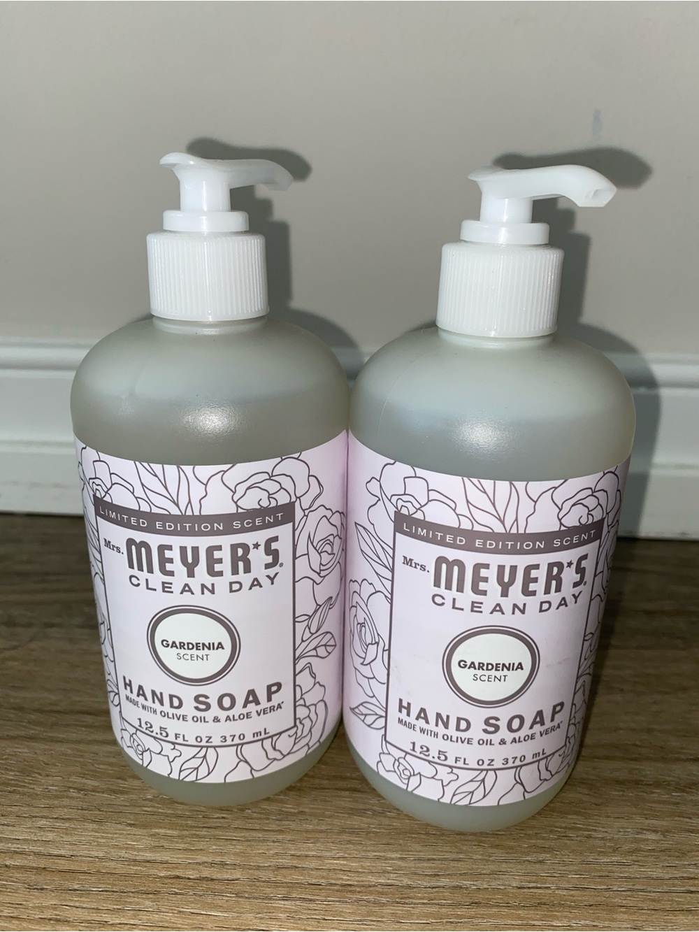 Mrs. Meyers Gardenia Hand Soap Set